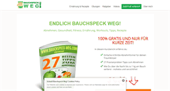 Desktop Screenshot of bauchspeck-weg.com